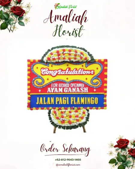 Sewa Papan Bunga Jeruk Tipis
