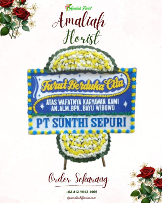Papan Bunga Duka di Jeruk Tipis
