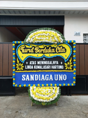 Papan Bunga Duka di Jeruk Tipis